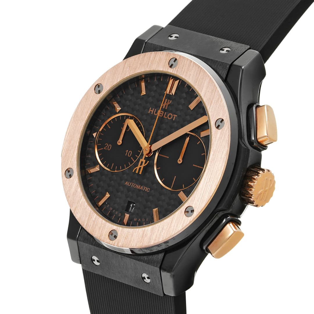 Hublot Classic Fusion Chronograph Ceramic King Gold — 2