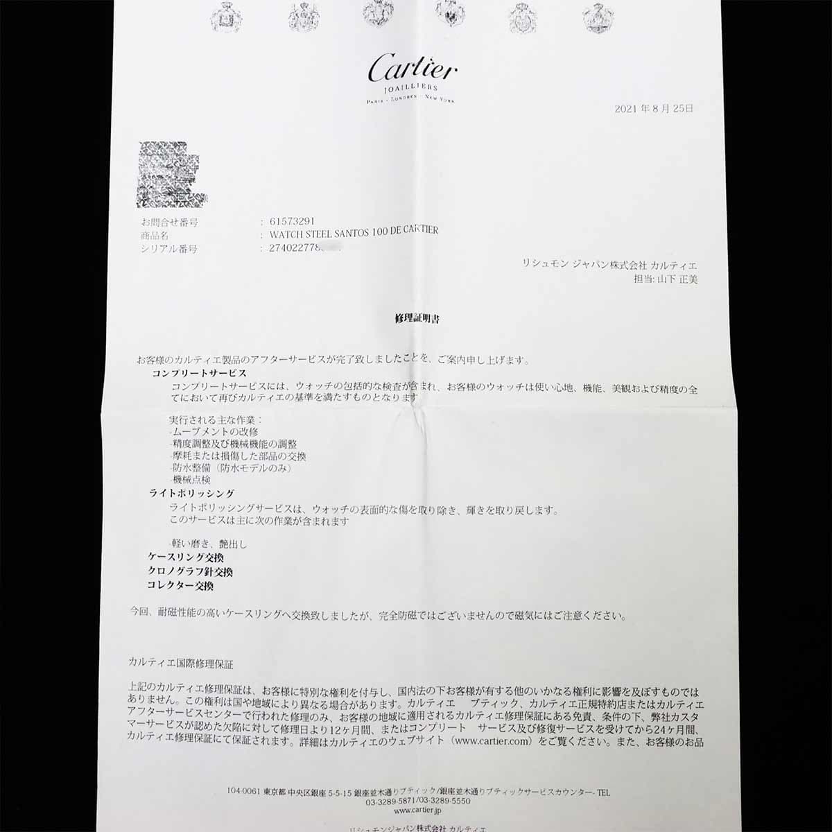 Cartier Santos 100 XL — 3
