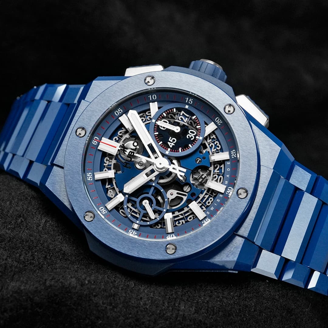 Hublot Big Bang Integrated Céramique Bleue — 2